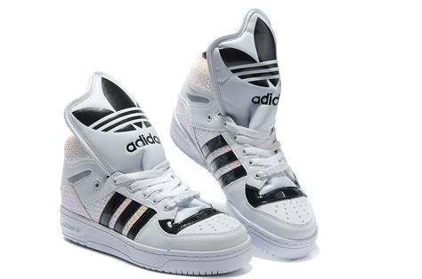 adidas high tops big tongue.